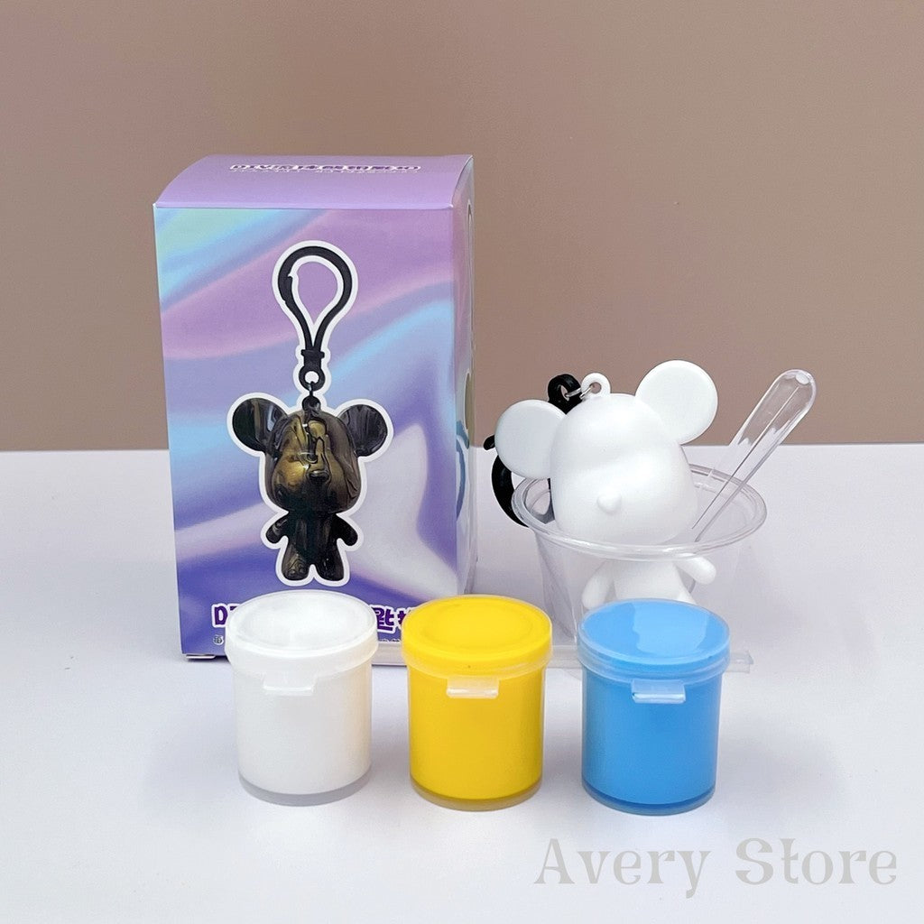 Beruang Bendalir🧸 DIY 流体熊 Fluid Bear 盲盒 Mystery Box 钥匙扣 Keychain Souvenir 暴力熊彩盒包装 Team Building